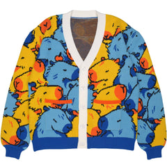 Aroace Capybara Cardigan – Cozy Pride-Inspired Comfort