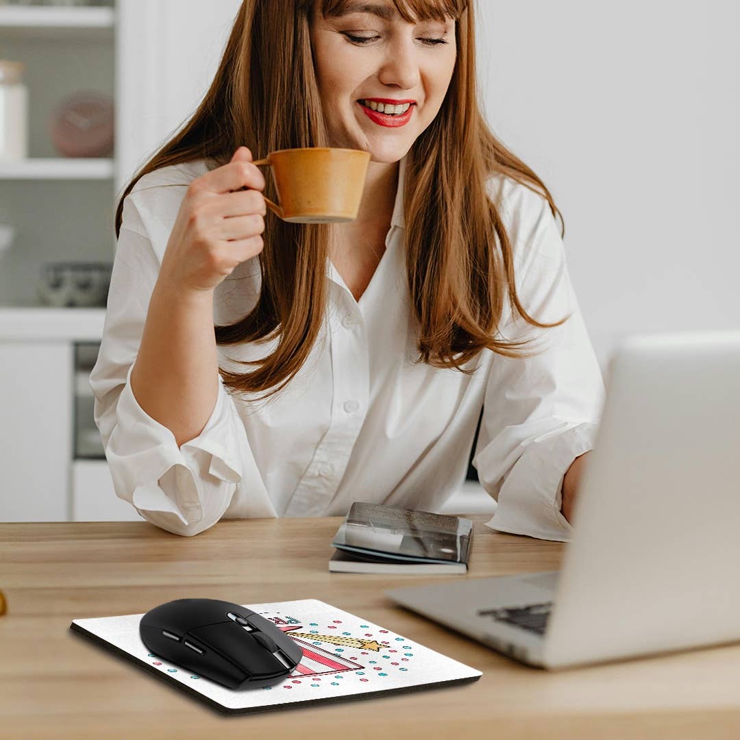 Cute Illustration of An Capybara, Mouse Pad