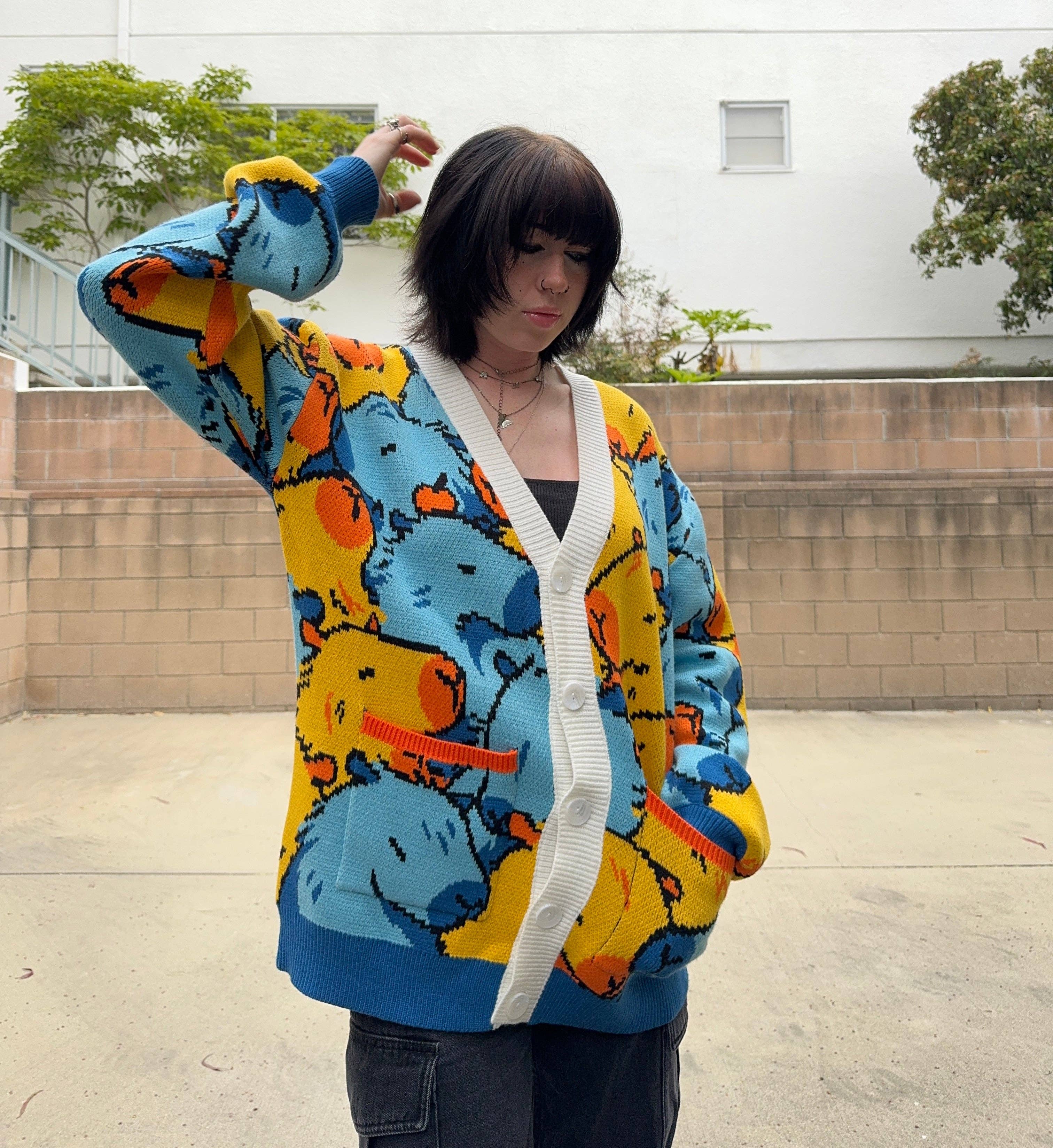 Aroace Capybara Cardigan – Cozy Pride-Inspired Comfort