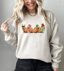 Capybara Christmas Sweatshirt – Cozy Holiday Apparel for Animal Lovers