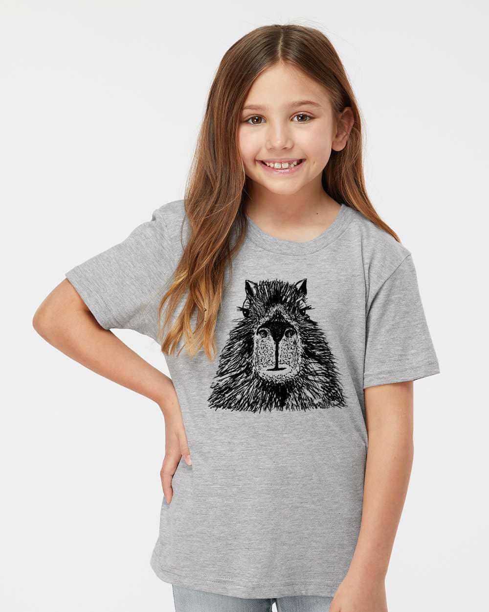 Capybara Kid’s Tee – Comfy Cotton Shirt for Little Capy Fans