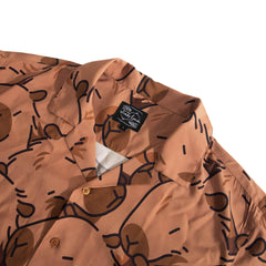 “Capybara With Me” Button-Up Shirt – Bold Capy Style for Everyday Wear