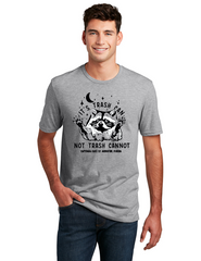 “It’s Trash Can - Not Trash Can Not” Unisex Tee – Light Heather Grey Capybara Shirt