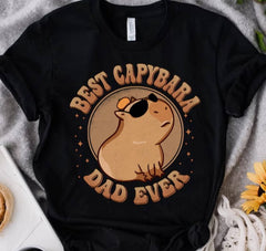 Best Capybara Dad Ever – Funny Father’s Day Capybara T-Shirt